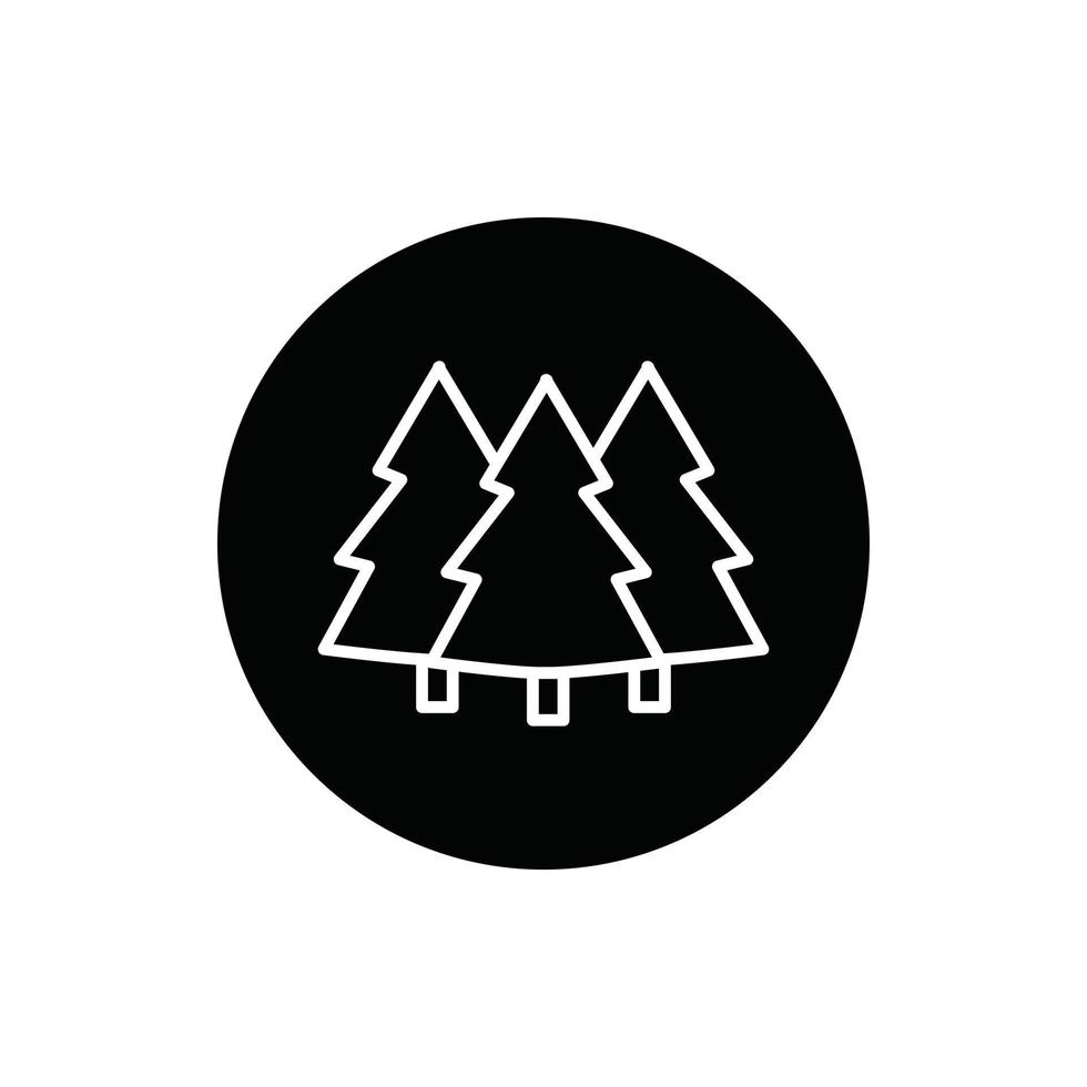 Forest vector for website symbol icon presentation