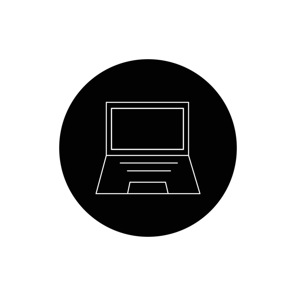 laptop vector for website symbol icon presentation