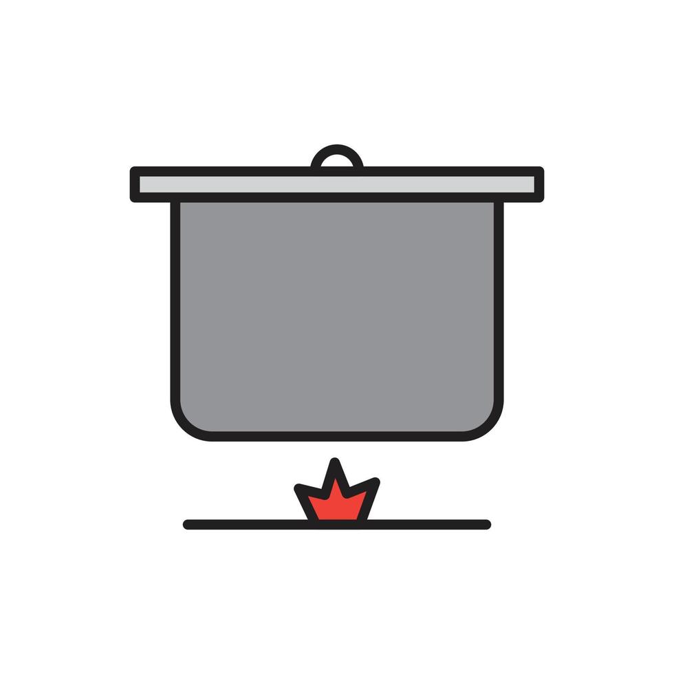 vector de utensilios de cocina para la presentación del icono del símbolo del sitio web