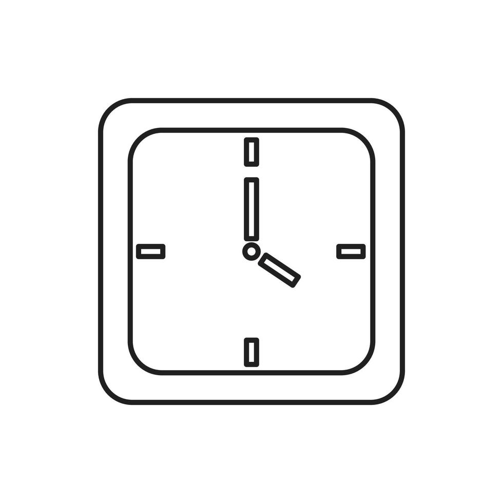 vector de reloj de tiempo para presentación de icono de símbolo de sitio web