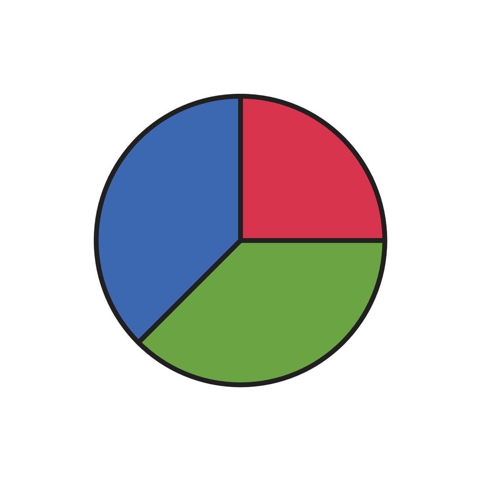 Graph vector for website symbol icon presentation