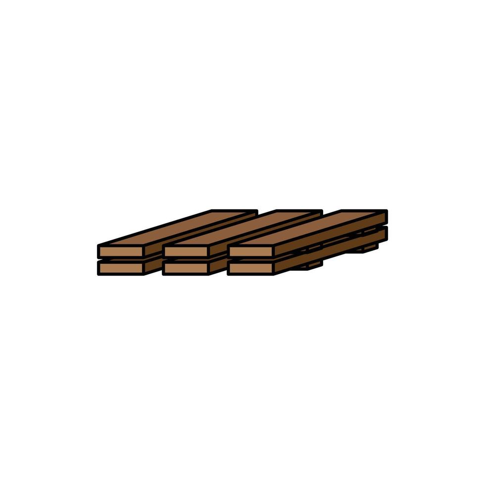 pallet wood vector for website symbol icon presentation