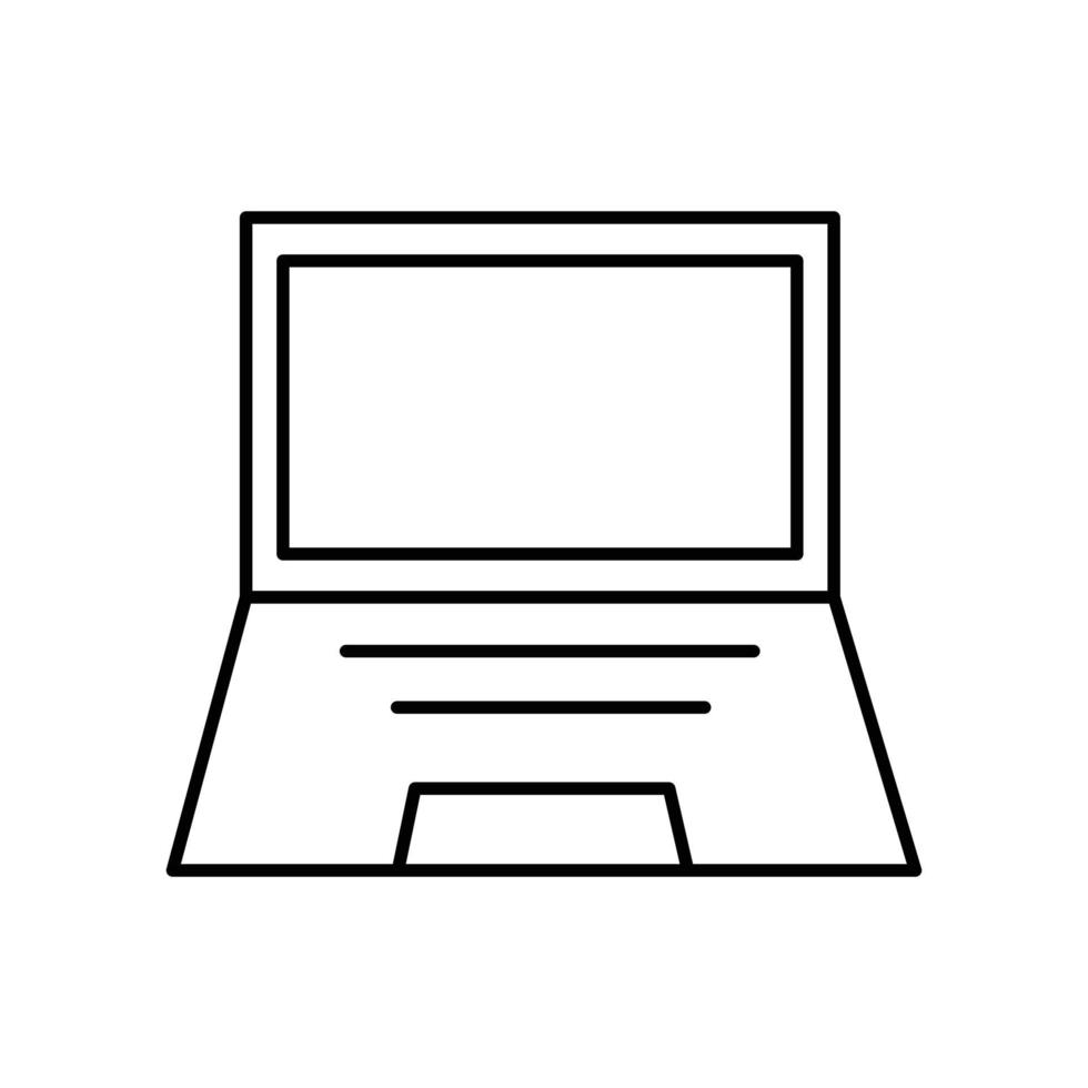 laptop vector for website symbol icon presentation