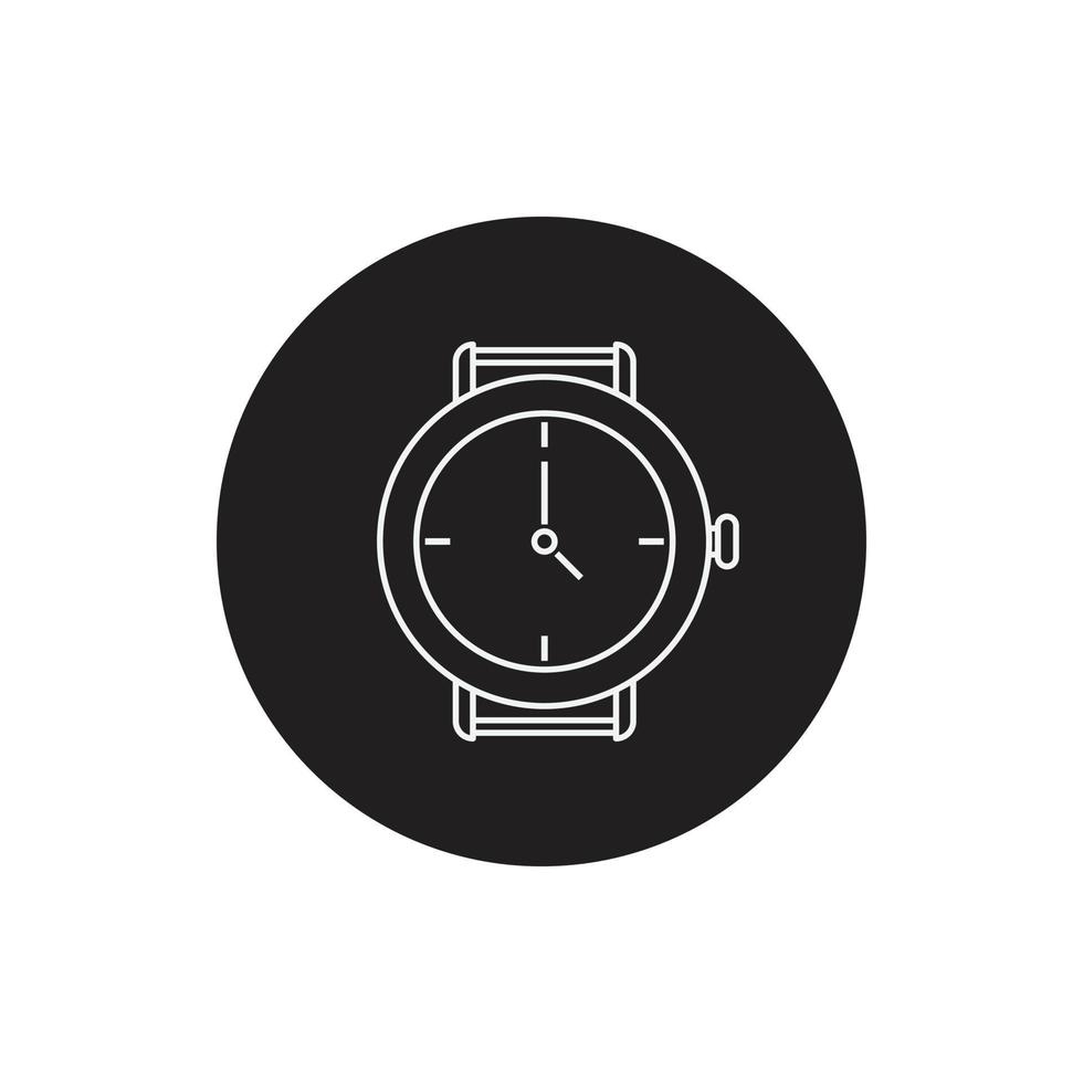 vector de reloj de tiempo para presentación de icono de símbolo de sitio web