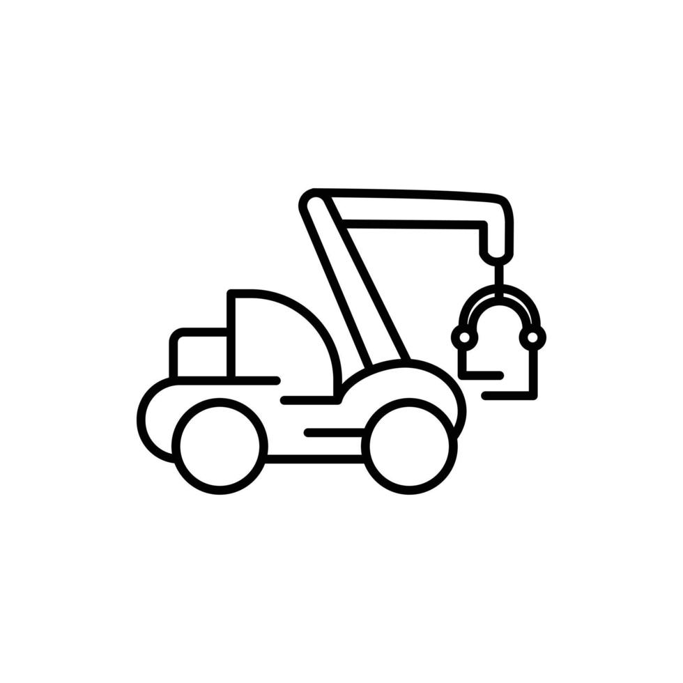 forklift log vector for website symbol icon presentation