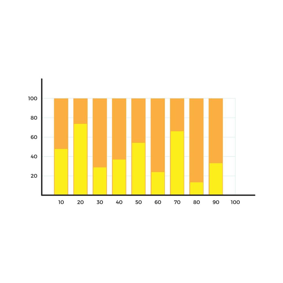 Graph Chart vector for website symbol icon presentation