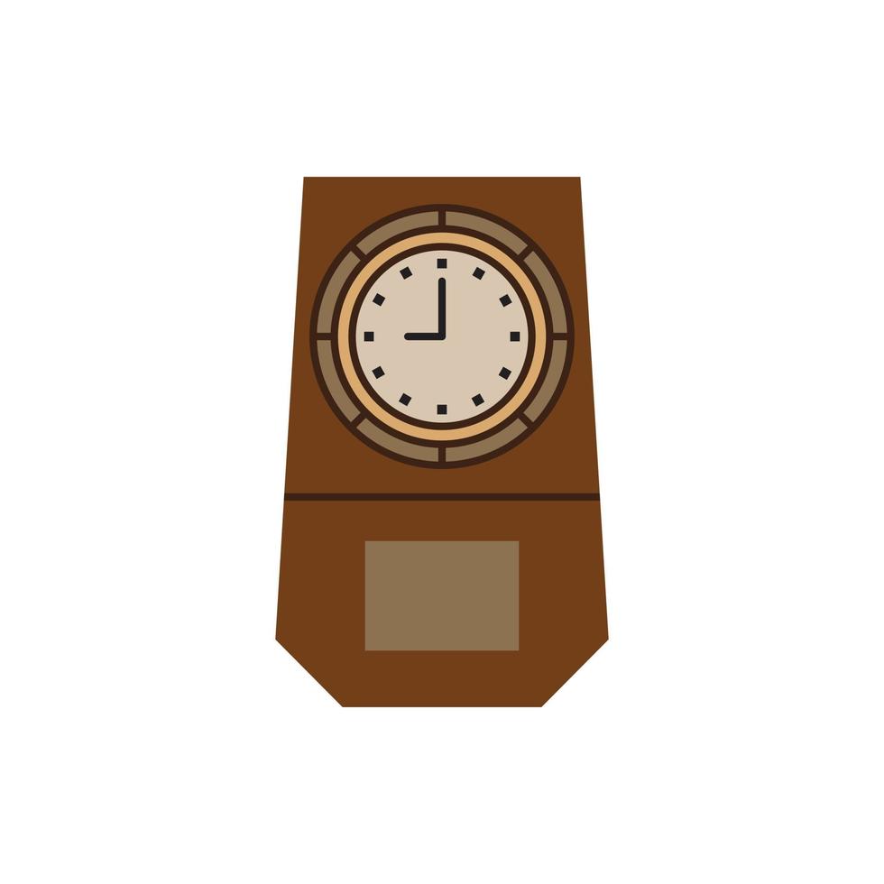 vector de reloj de tiempo para presentación de icono de símbolo de sitio web