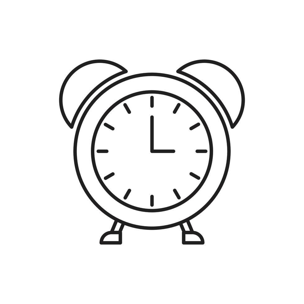 vector de reloj de tiempo para presentación de icono de símbolo de sitio web