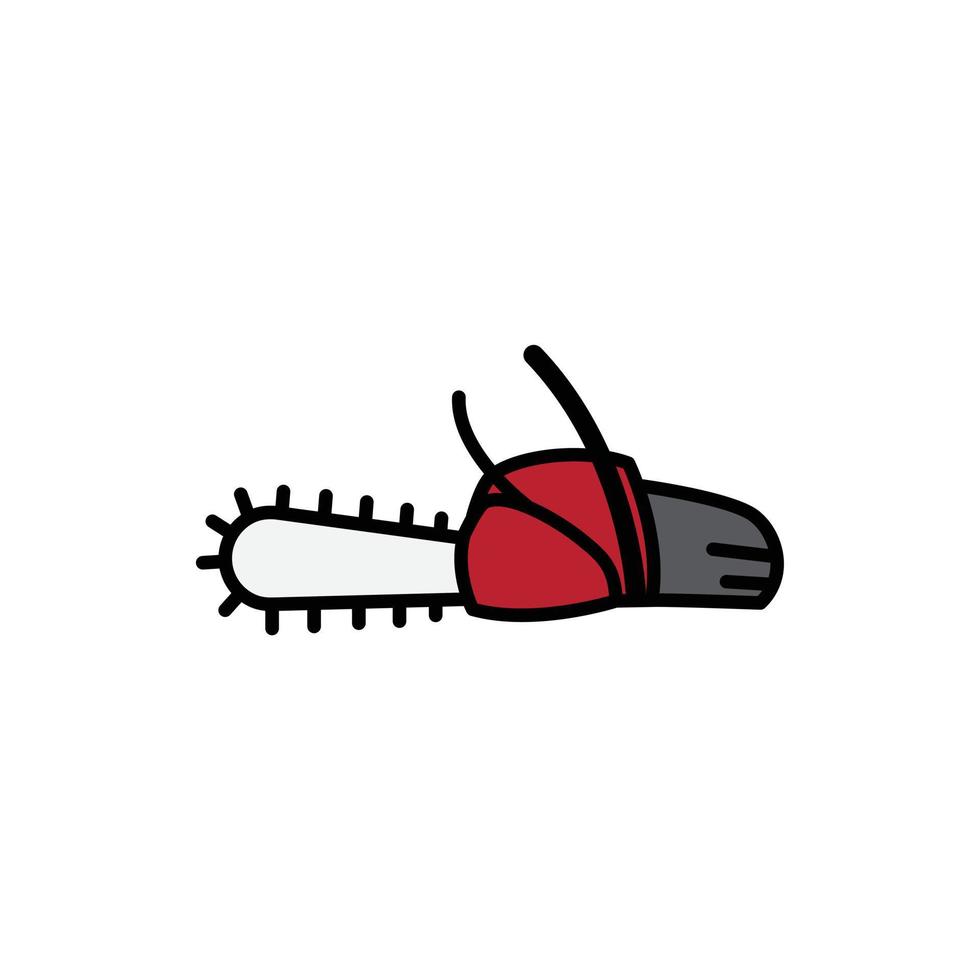 chainsaw vector for website symbol icon presentation