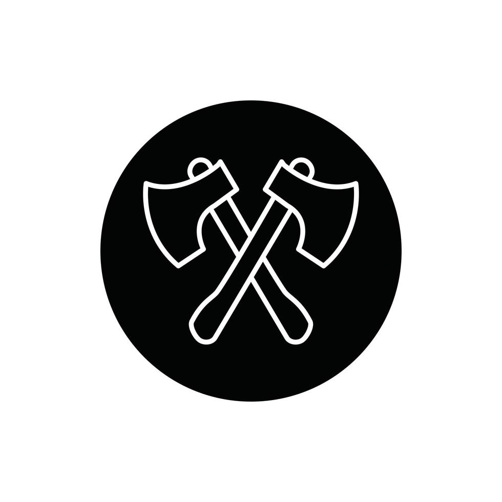 vector de hacha para presentación de icono de símbolo de sitio web