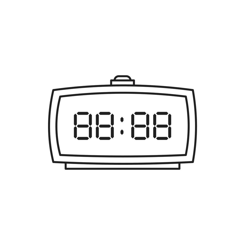 vector de reloj de tiempo para presentación de icono de símbolo de sitio web