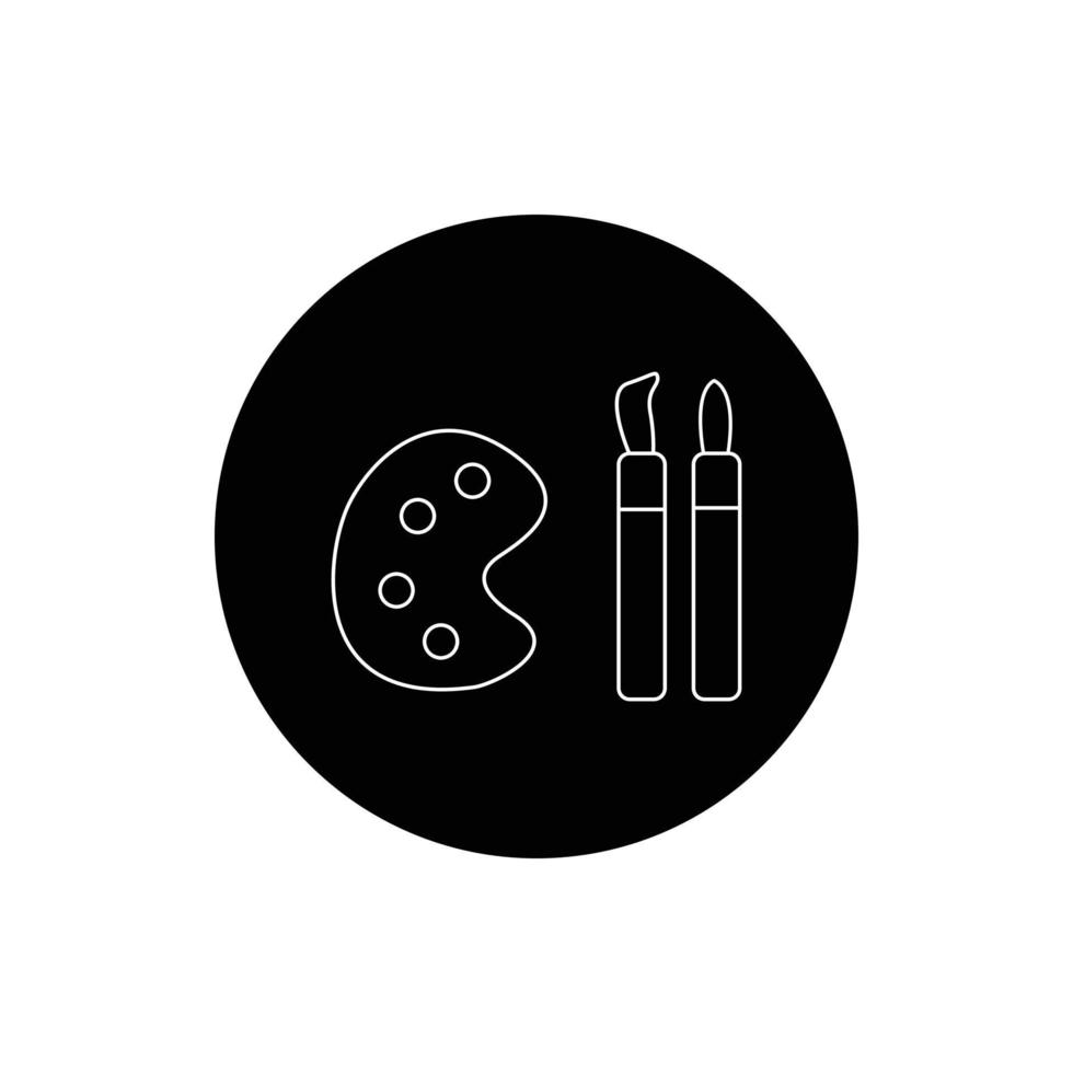 paint art brush vector for website symbol icon presentation