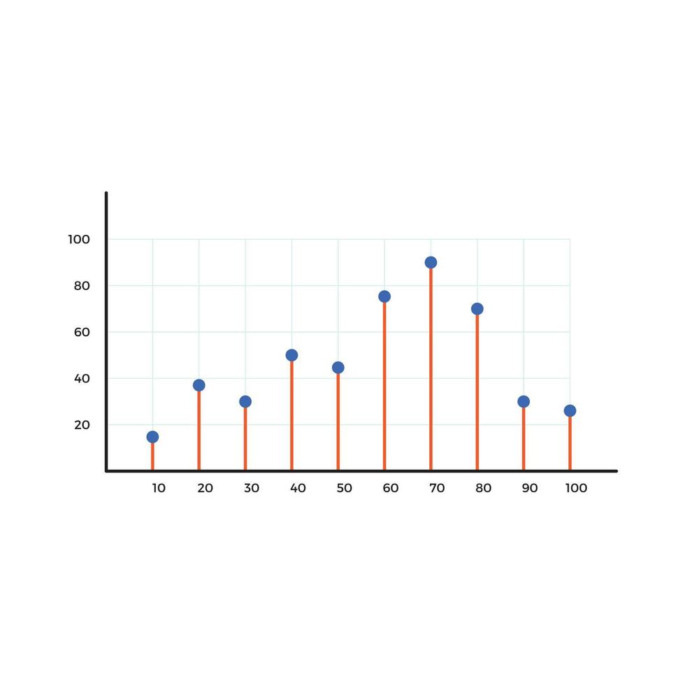 Graph Chart vector for website symbol icon presentation