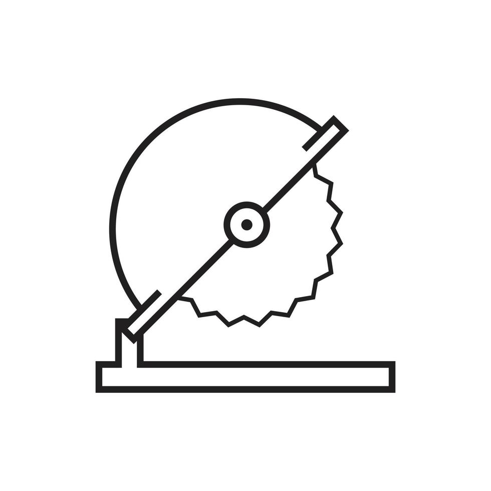 vector de motosierra para presentación de icono de símbolo de sitio web