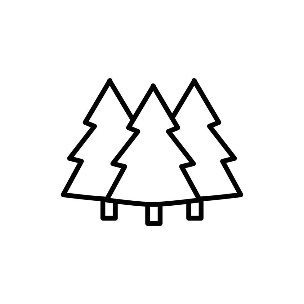 Forest vector for website symbol icon presentation