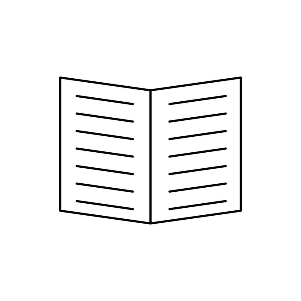 book vector for website symbol icon presentation