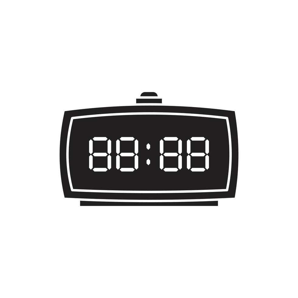 vector de reloj de tiempo para presentación de icono de símbolo de sitio web