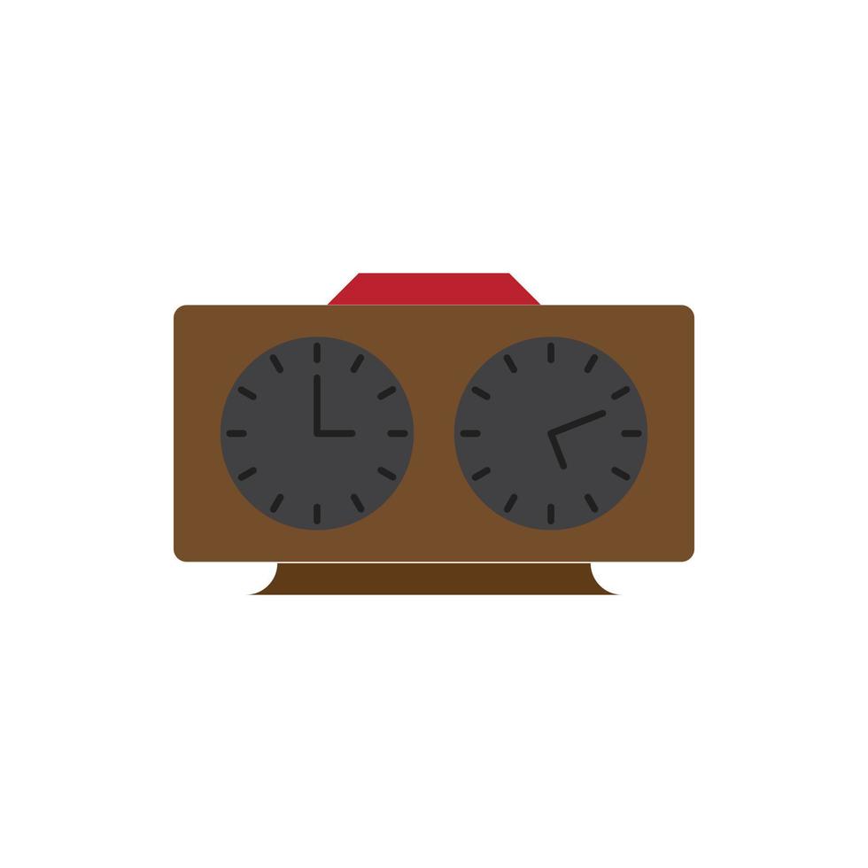 vector de reloj de tiempo para presentación de icono de símbolo de sitio web