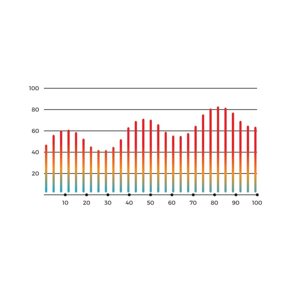 Graph Chart vector for website symbol icon presentation