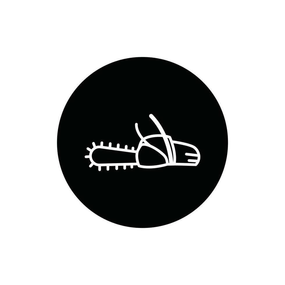 chainsaw vector for website symbol icon presentation