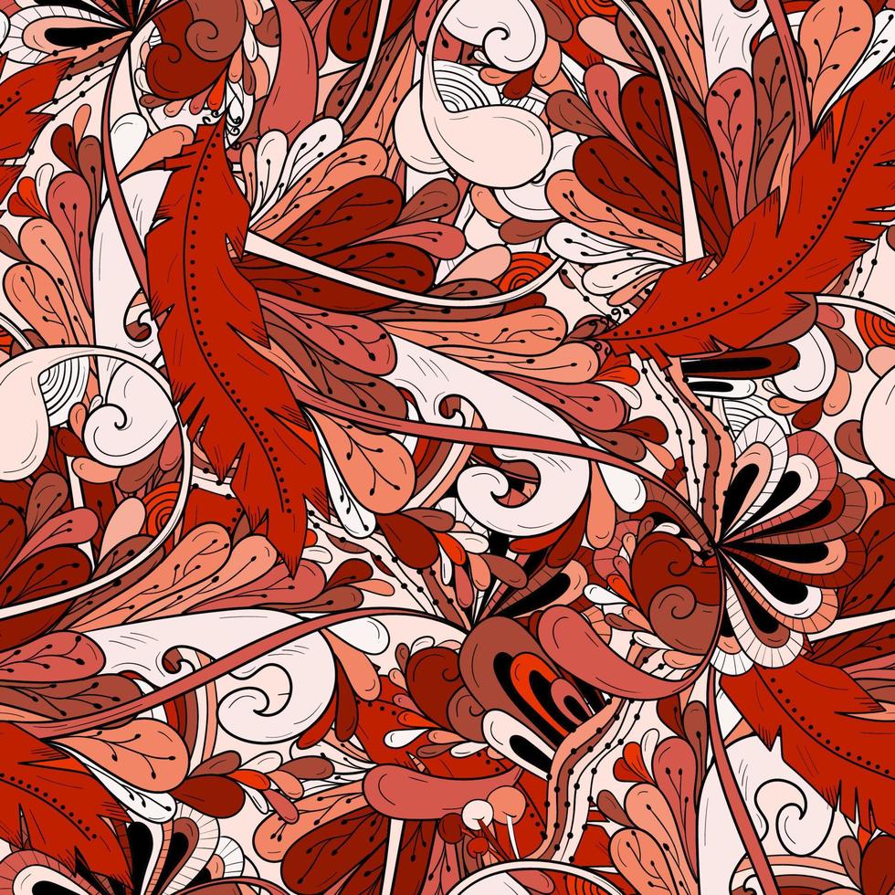 seamless background with abstract feathers vector