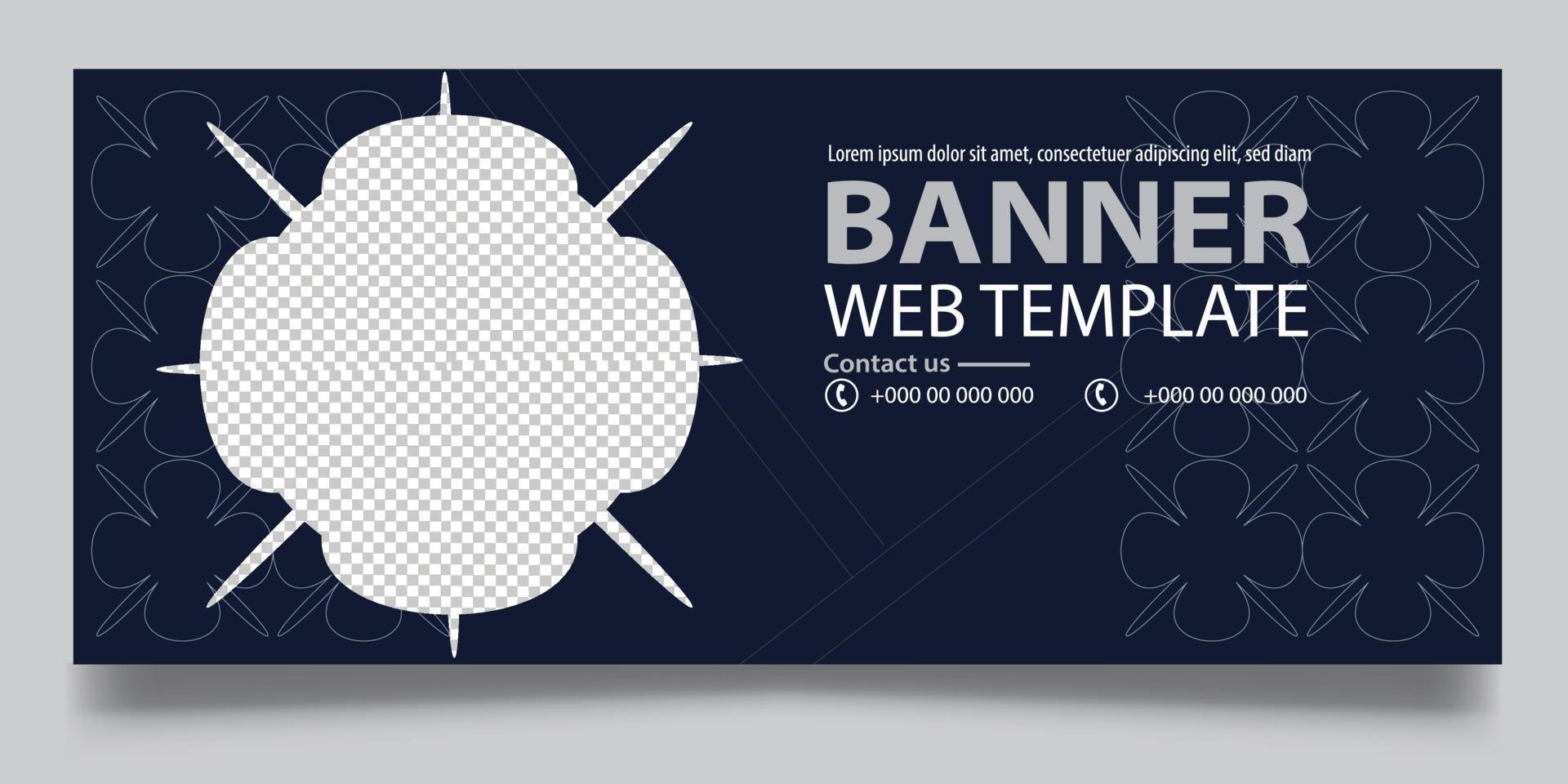 cartel y banner web vector