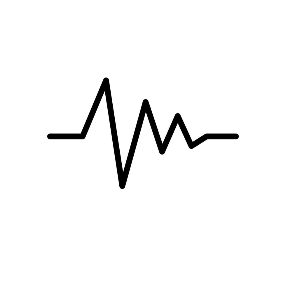 Illustration Vector graphic of heart pulse icon