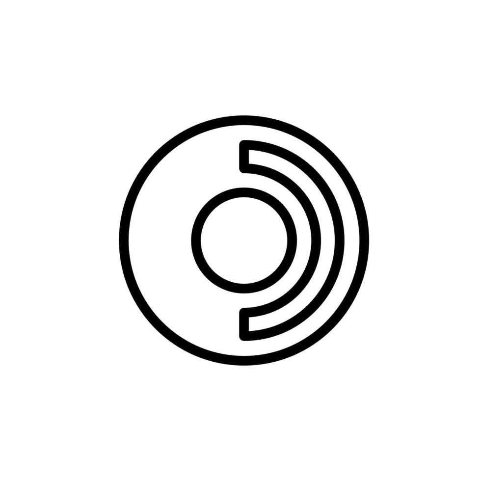 Illustration Vector graphic of disk icon
