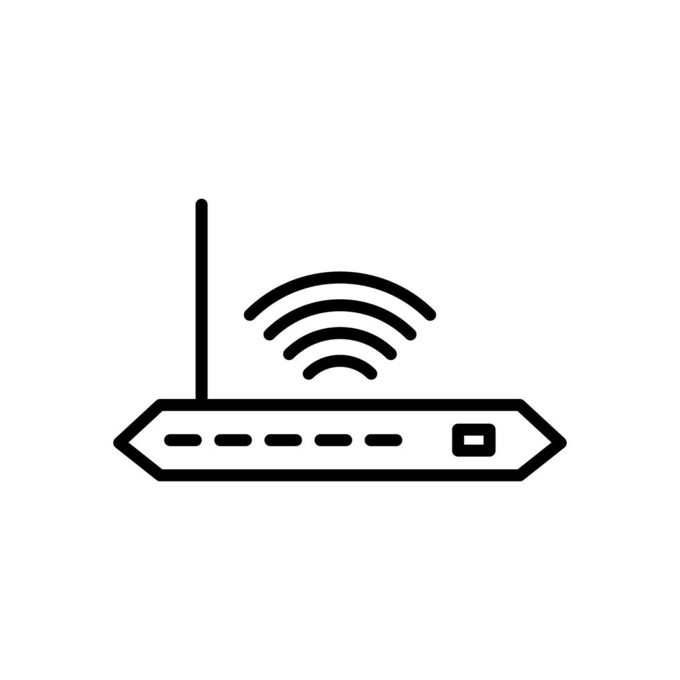 Illustration Vector graphic of router icon