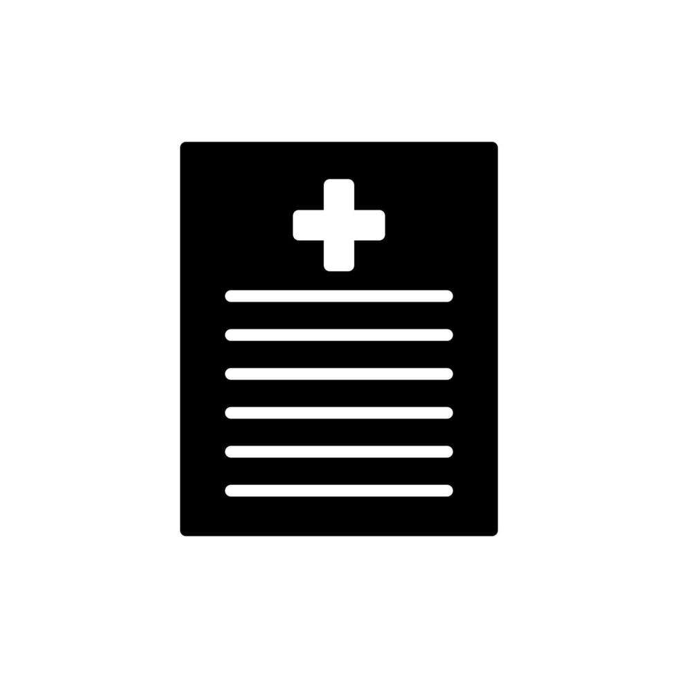 Illustration Vector graphic of medical report icon