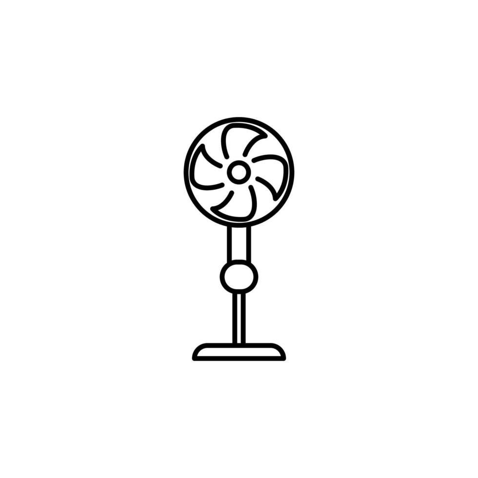 Illustration Vector Graphic of Stand Fan icon