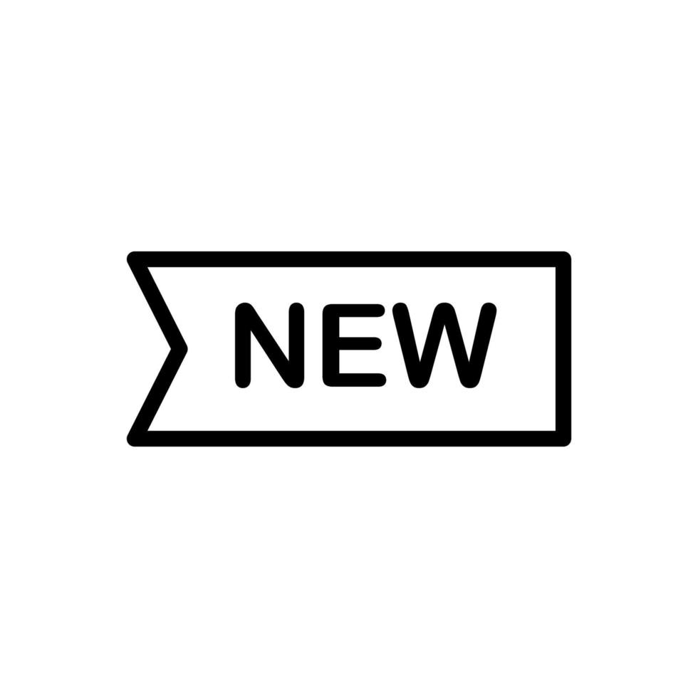 Illustration Vector graphic of new label icon