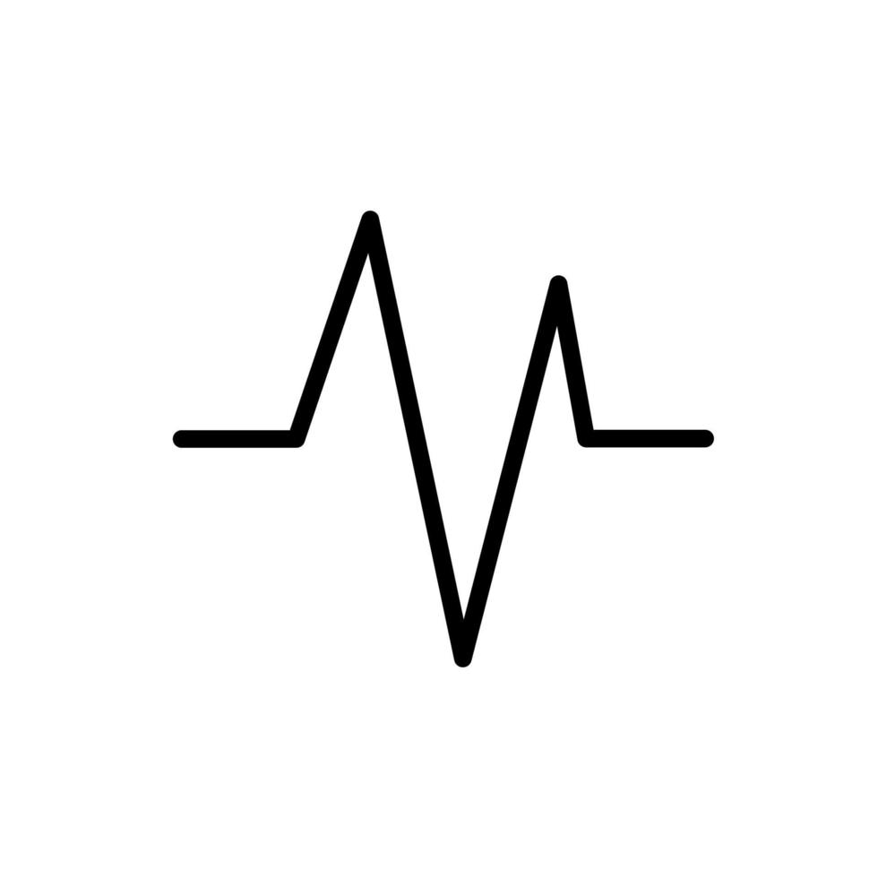 Illustration Vector graphic of heart pulse icon