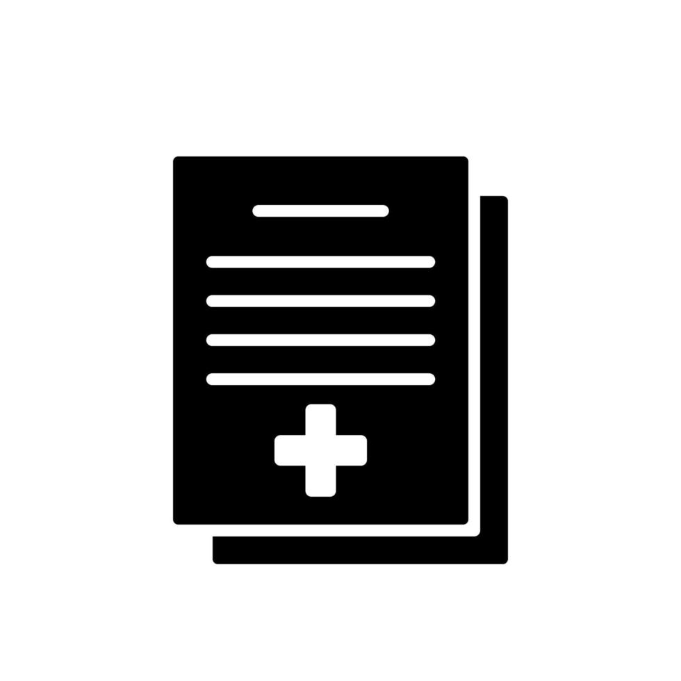 Illustration Vector graphic of medical report icon