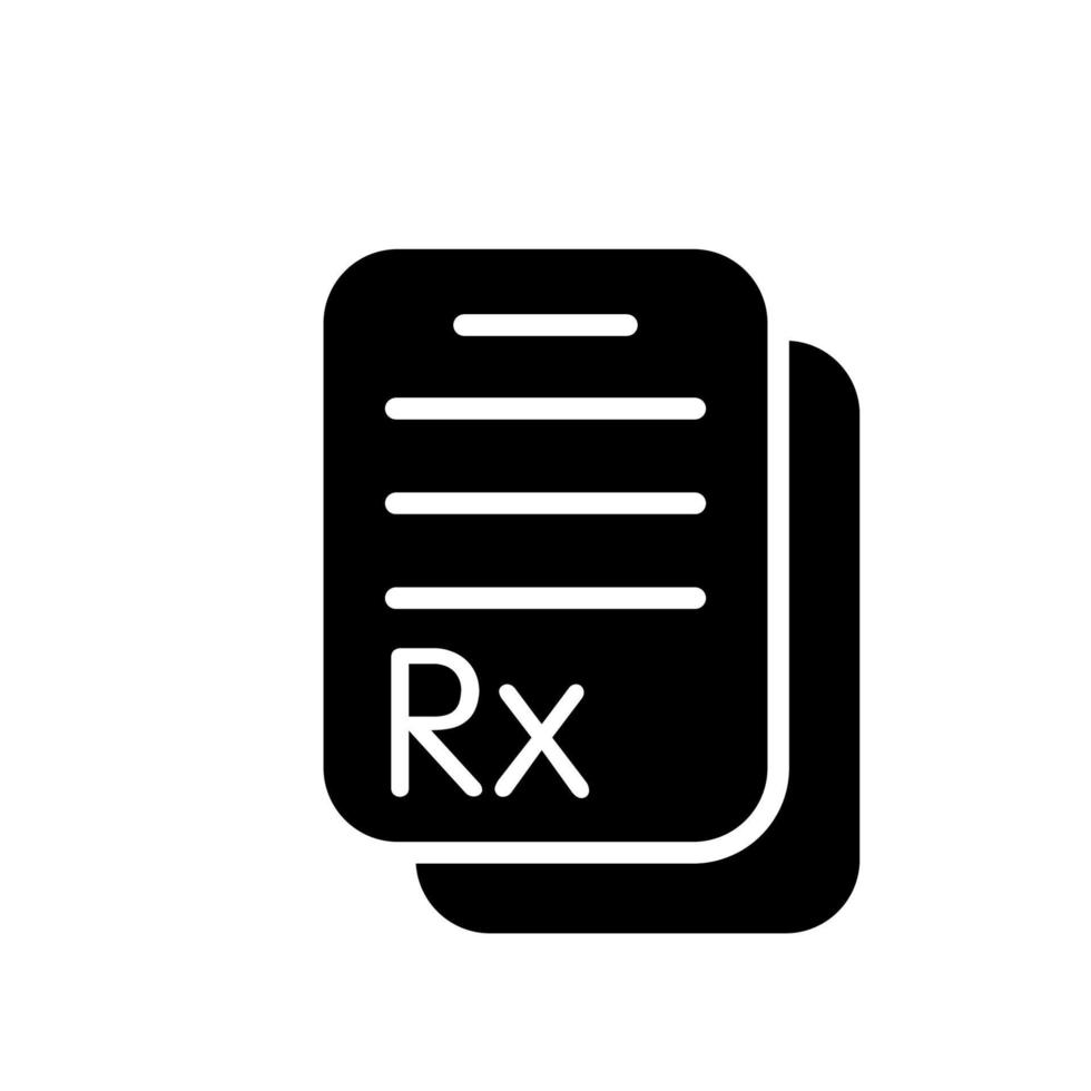 ilustración vectorial gráfico del icono rx vector