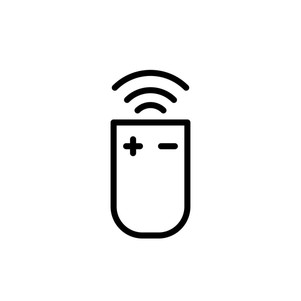 Illustration Vector graphic of remote control icon