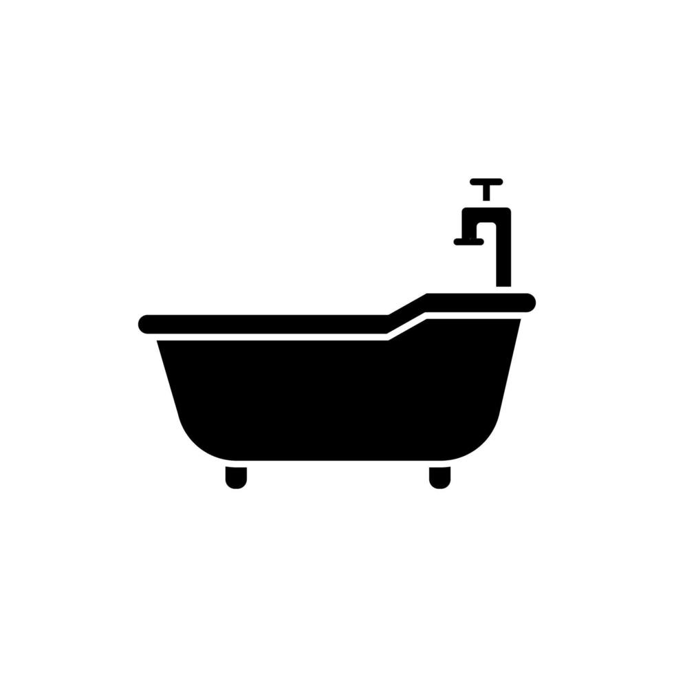 ilustración vectorial gráfico del icono de la bañera vector