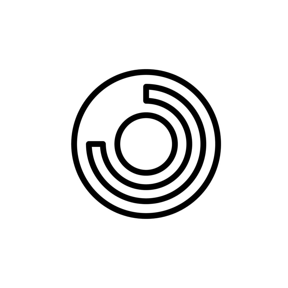 Illustration Vector graphic of disk icon
