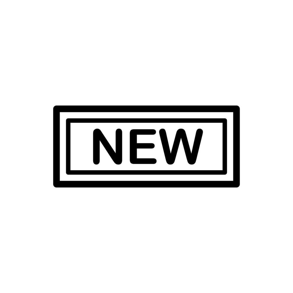 Illustration Vector graphic of new label icon