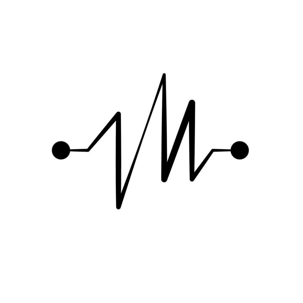 Illustration Vector graphic of heart pulse icon