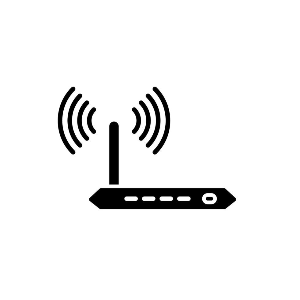 Illustration Vector graphic of router icon