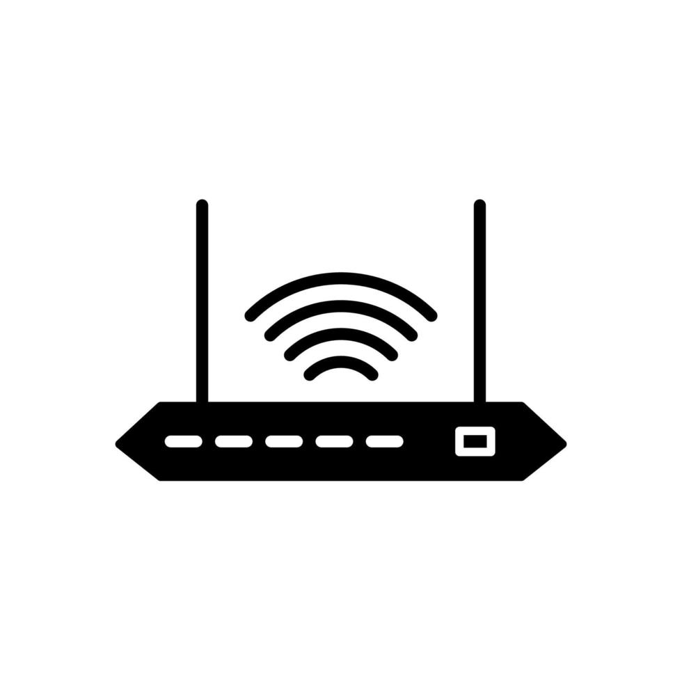 Illustration Vector graphic of router icon