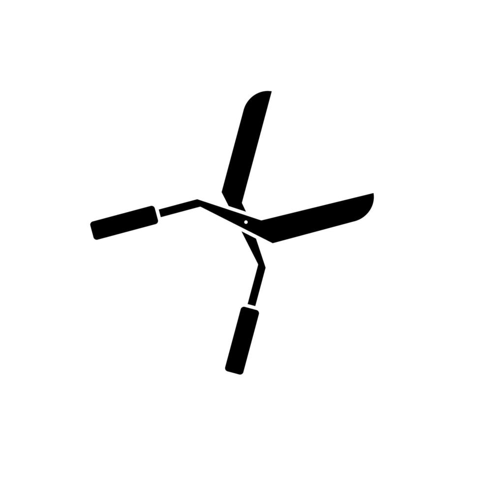 ilustración vectorial gráfico del icono del cortador de césped vector