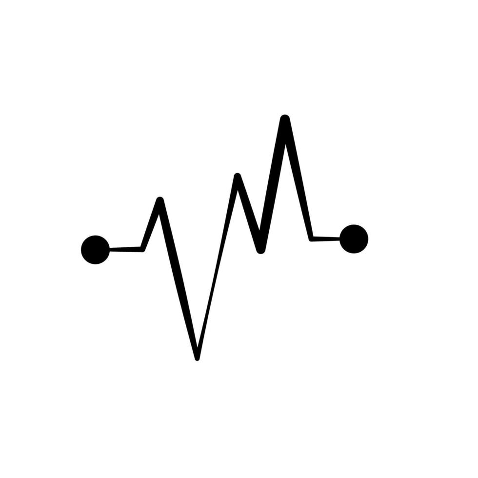 Illustration Vector graphic of heart pulse icon