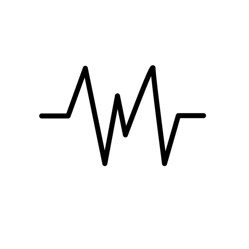 Illustration Vector graphic of heart pulse icon