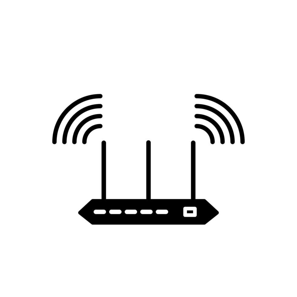 Illustration Vector graphic of router icon