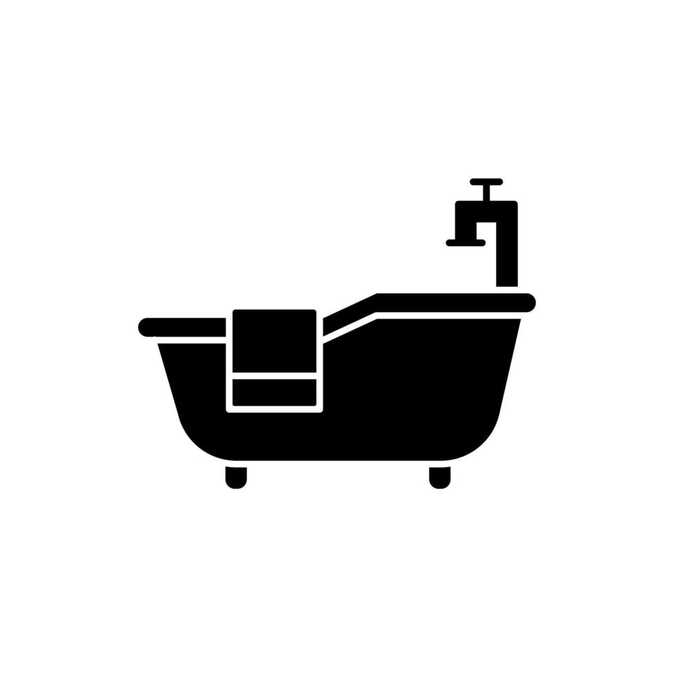 Illustration Vector graphic of bath tub icon