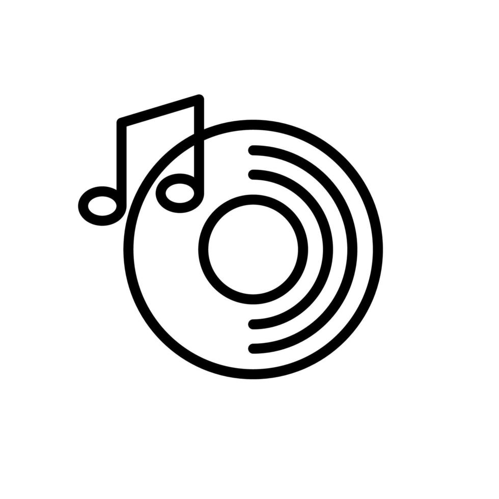 Illustration Vector graphic of disk icon