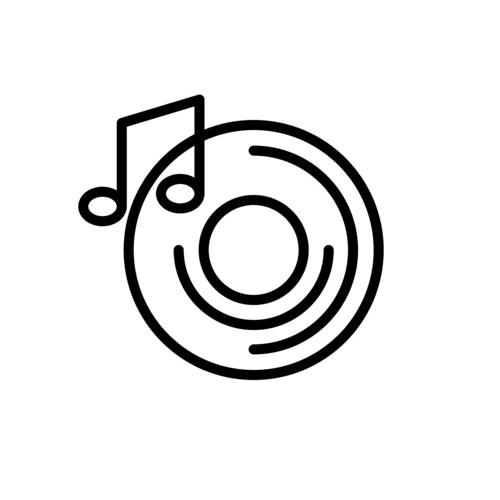 Illustration Vector graphic of disk icon