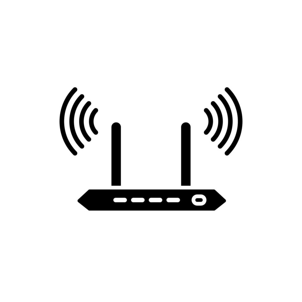 Illustration Vector graphic of router icon